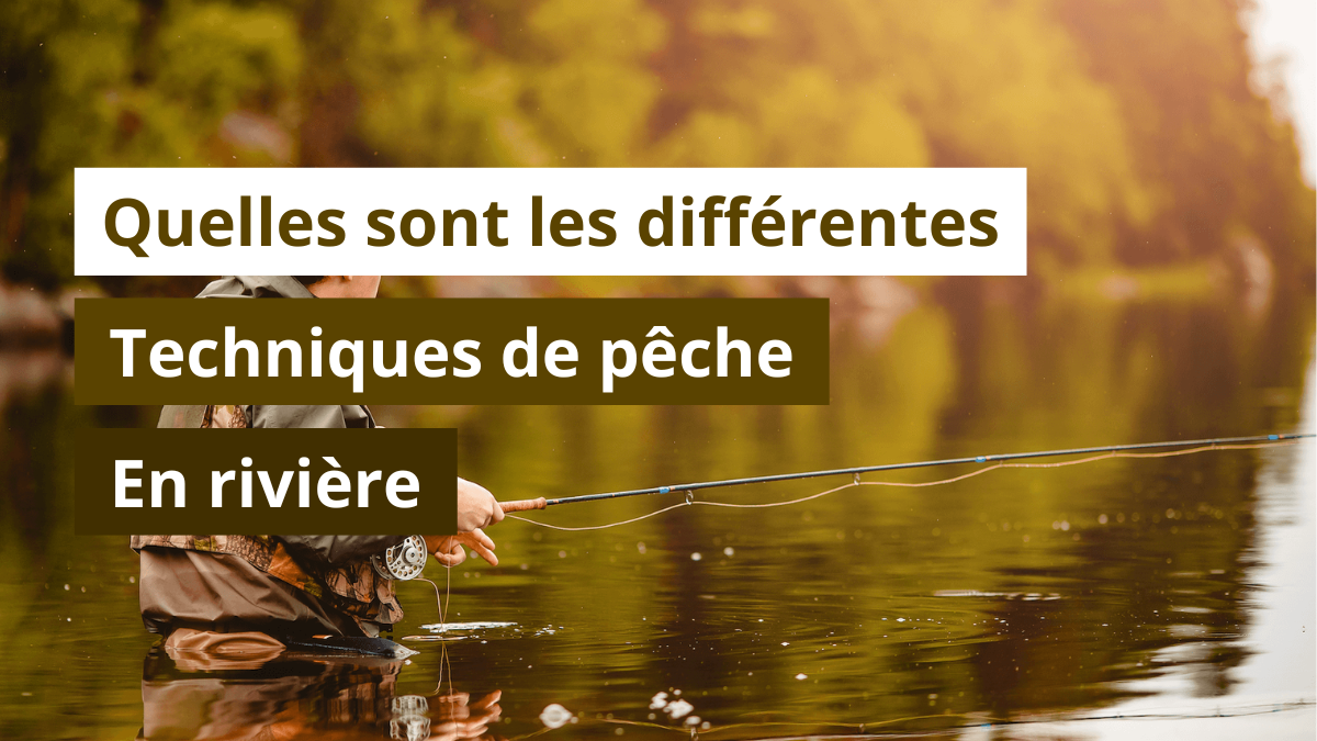 Quelles sont les différentes techniques de pêche en rivière