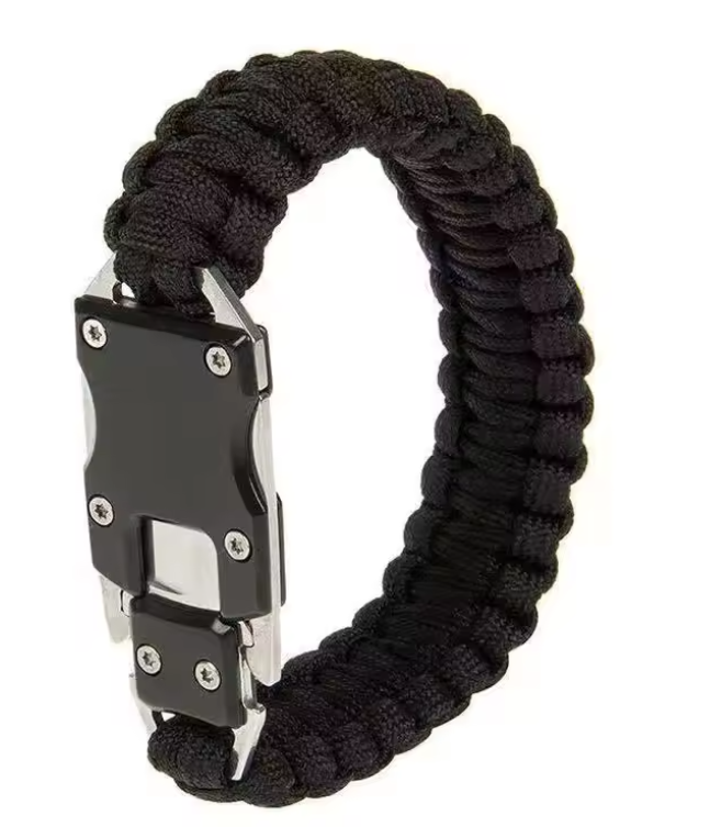 Bracelet Paracorde de Survie Avec Couteau Intégré