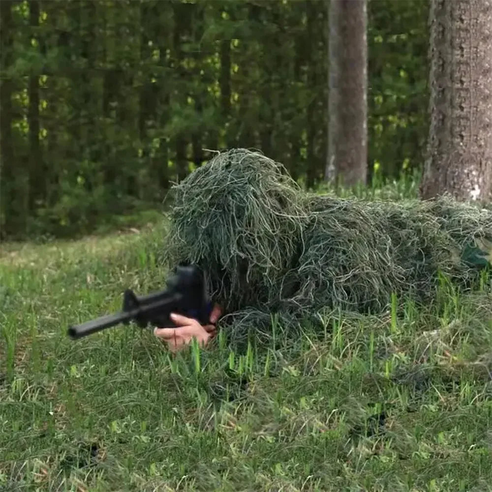 tenue de camouflage Ghillie pour activités en plein air
