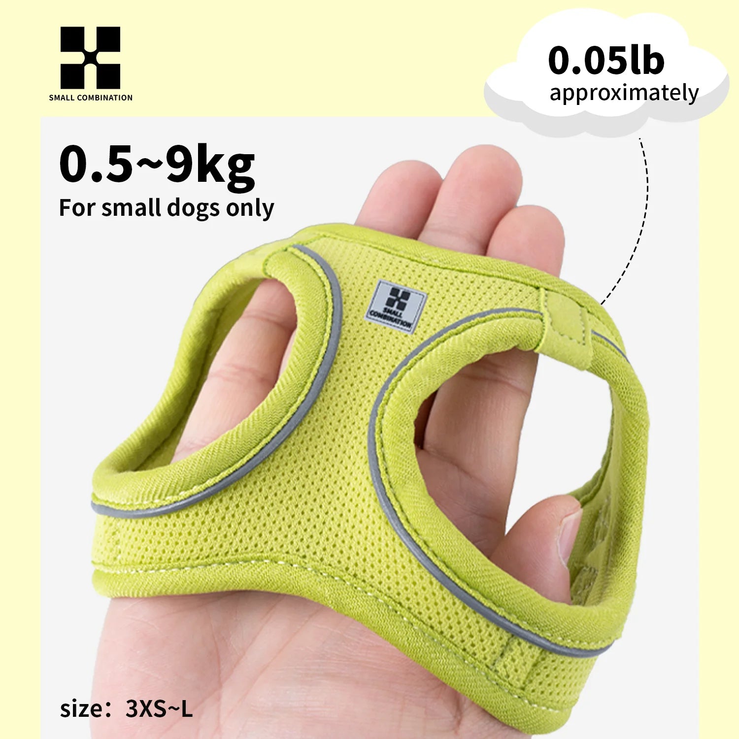 harnais pour petits chiens réglable