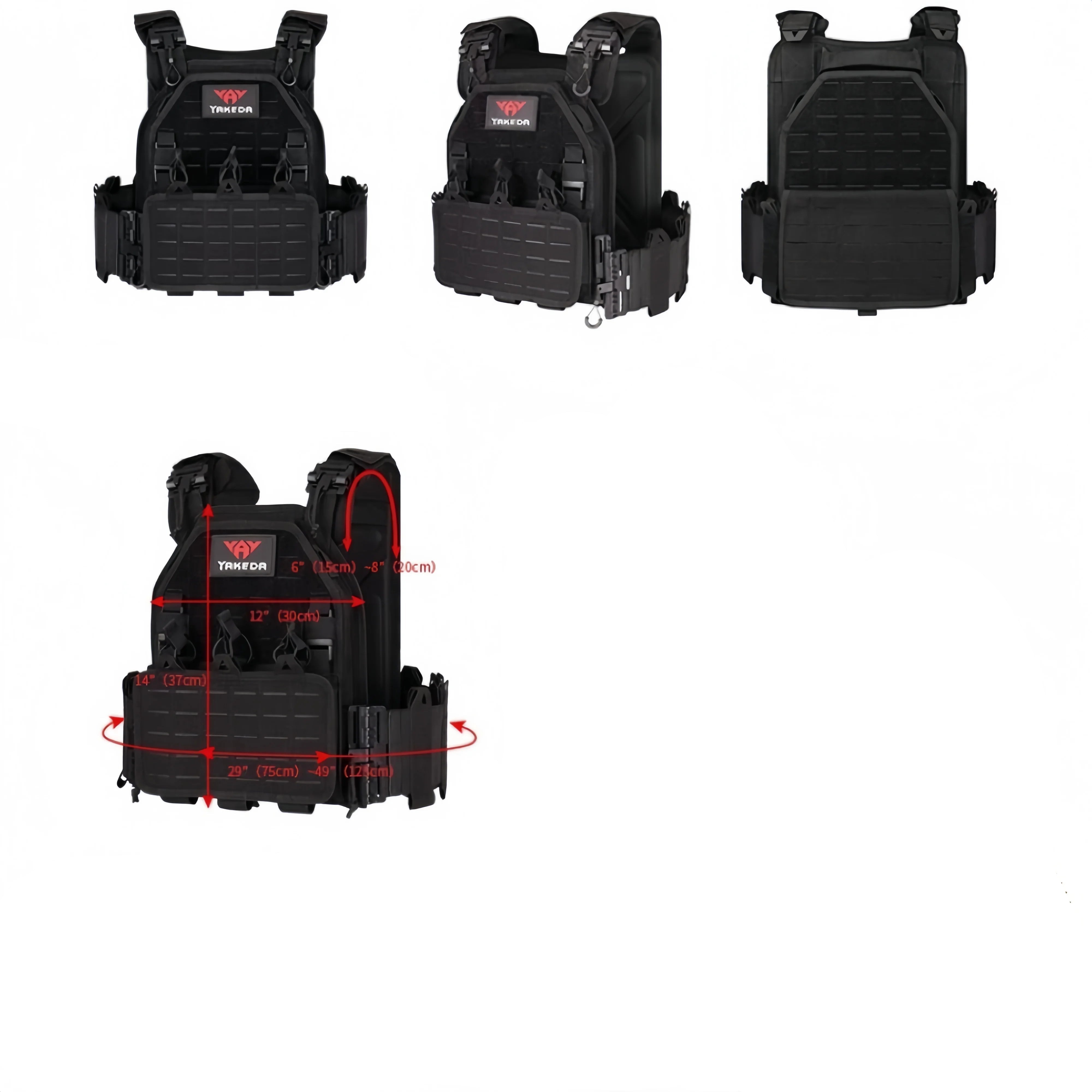 gilet tactique en nylon 1000D pour chasse