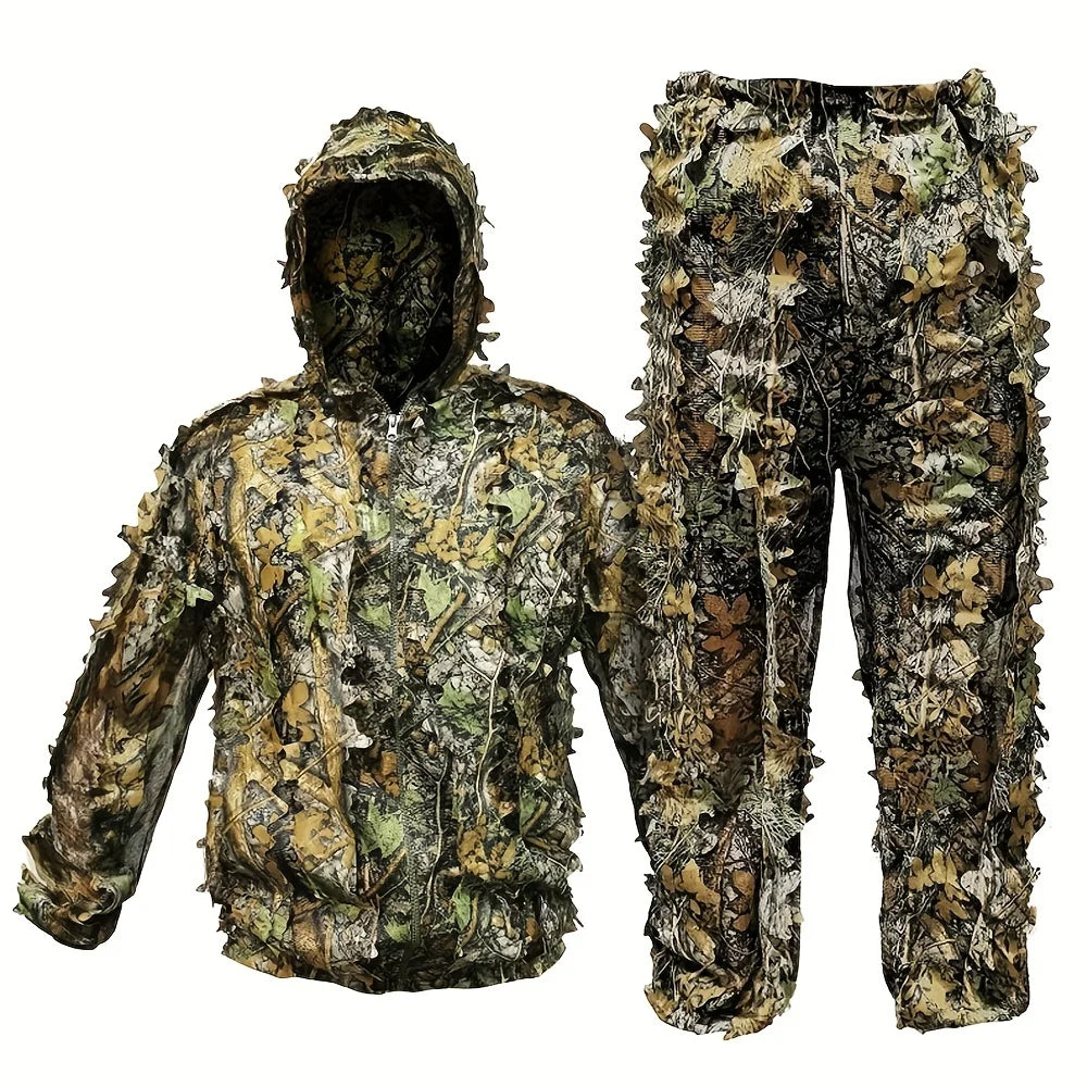 vêtements de chasse léger camouflage pour photographie en plein air