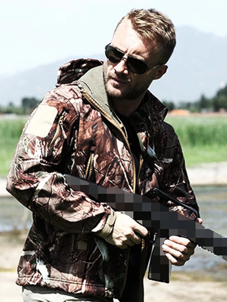 vêtements de chasse en camouflage adapté aux conditions froides