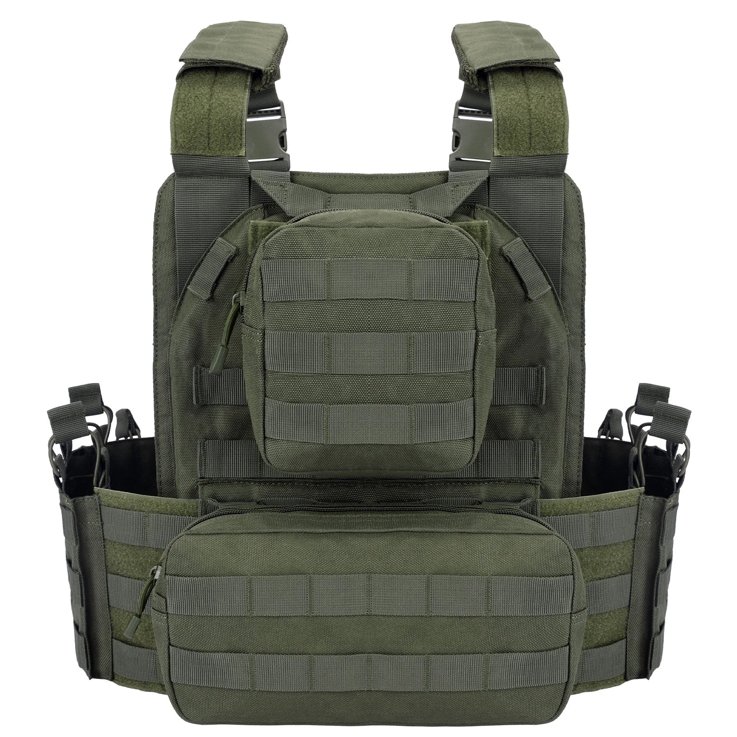 gilet militaire détachable avec porte-plaques