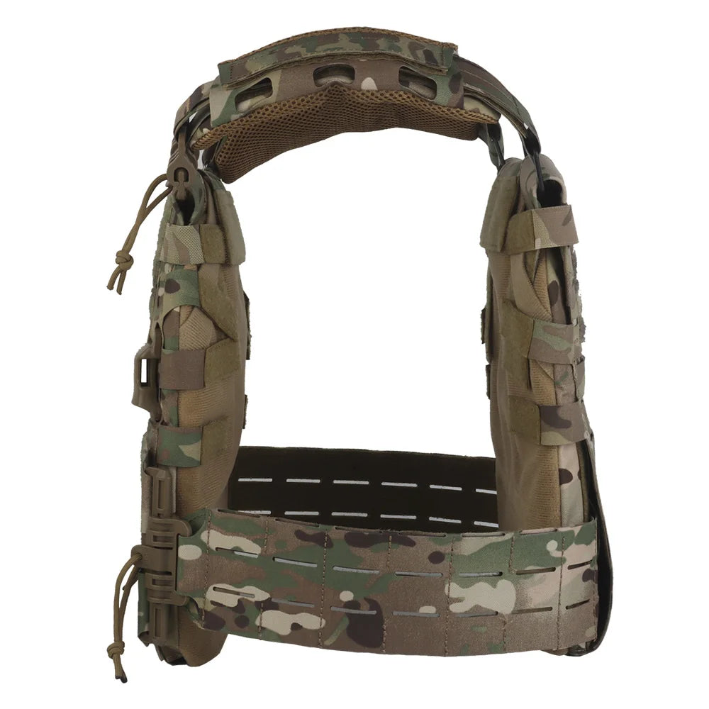 système MOLLE sur gilet tactique pour équipement