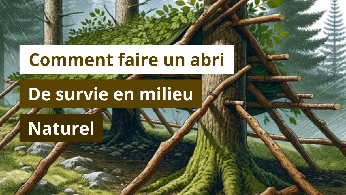 Comment faire un abri de survie en milieu naturel