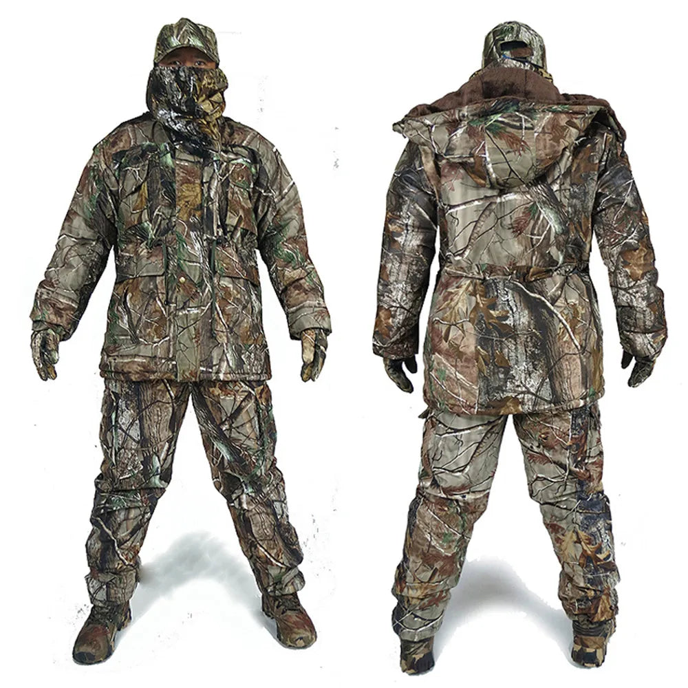 vêtement de chasse imperméable en polaire camouflage pour homme
