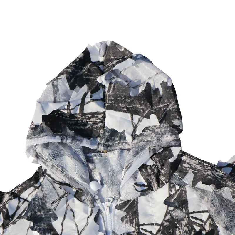 camouflage bionique pour tir à l'arc en hiver