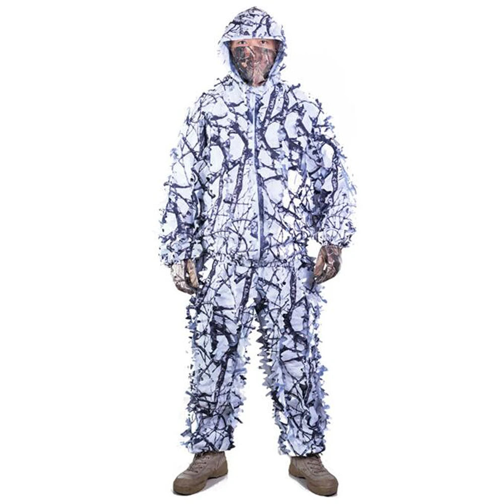 costume complet Ghillie 3D pour activités de plein air