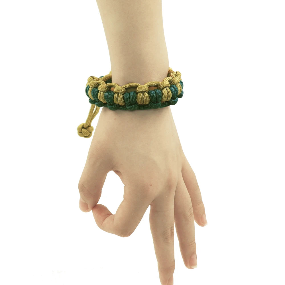 bracelet en paracorde polyvalent pour randonnées
