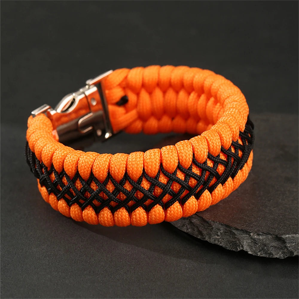 bracelet de survie en paracorde design vintage