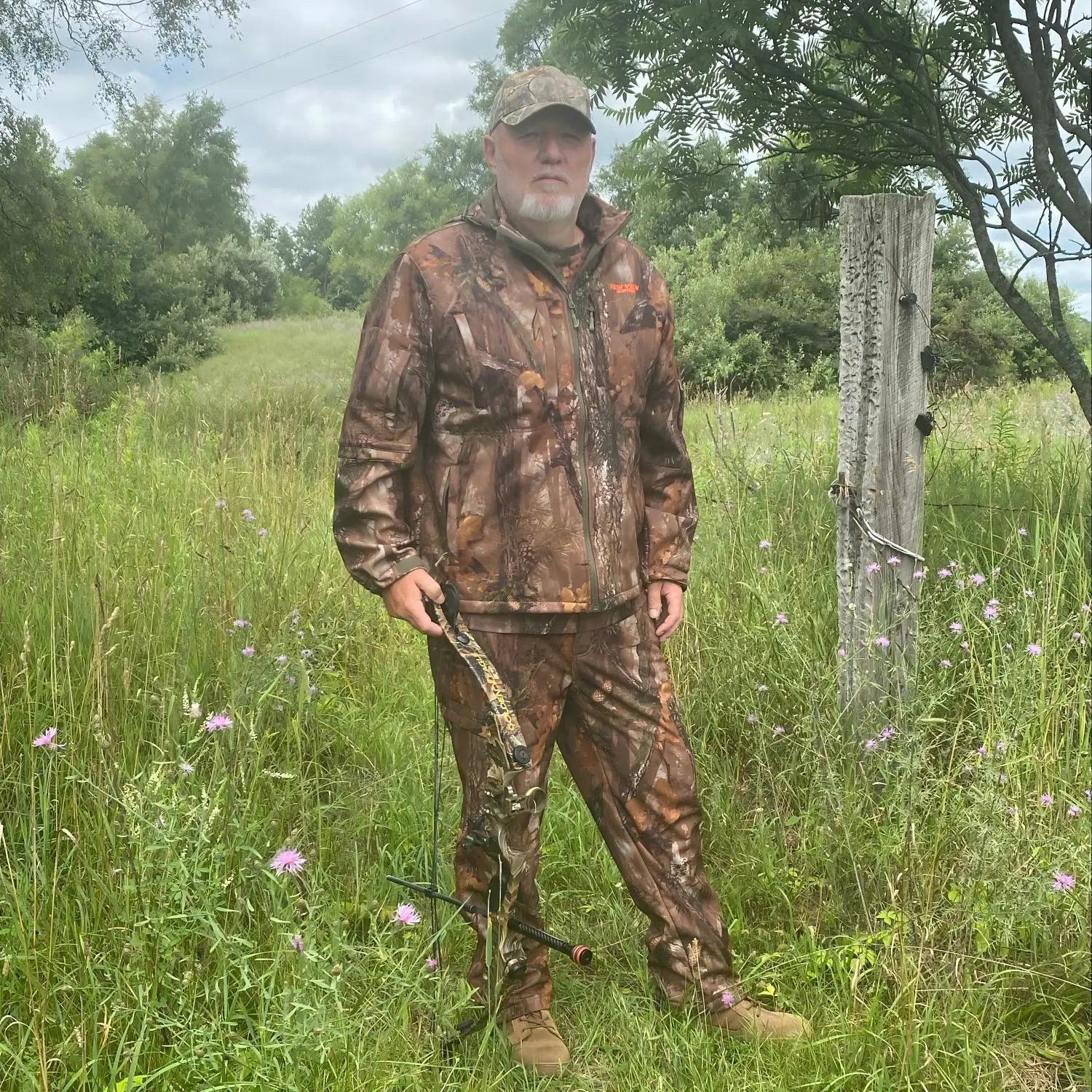 Veste et pantalon de chasse camouflage pour hommes ensemble isolant en polaire pour l'hiver