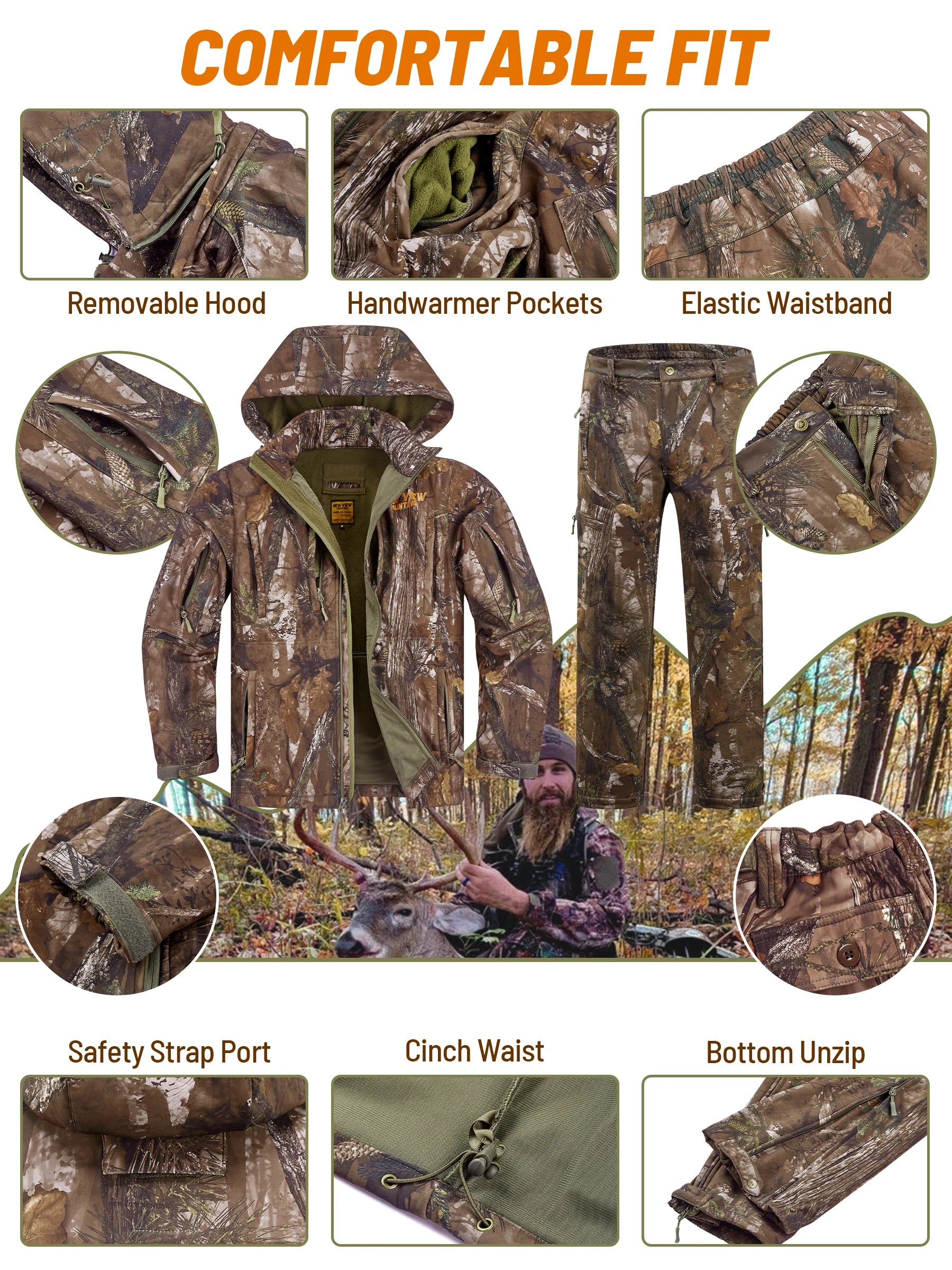 vêtement camouflage hiver pour homme