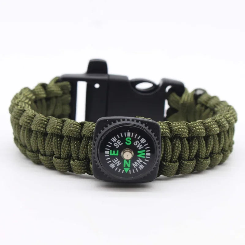 bracelet avec boussole pour activités en plein air