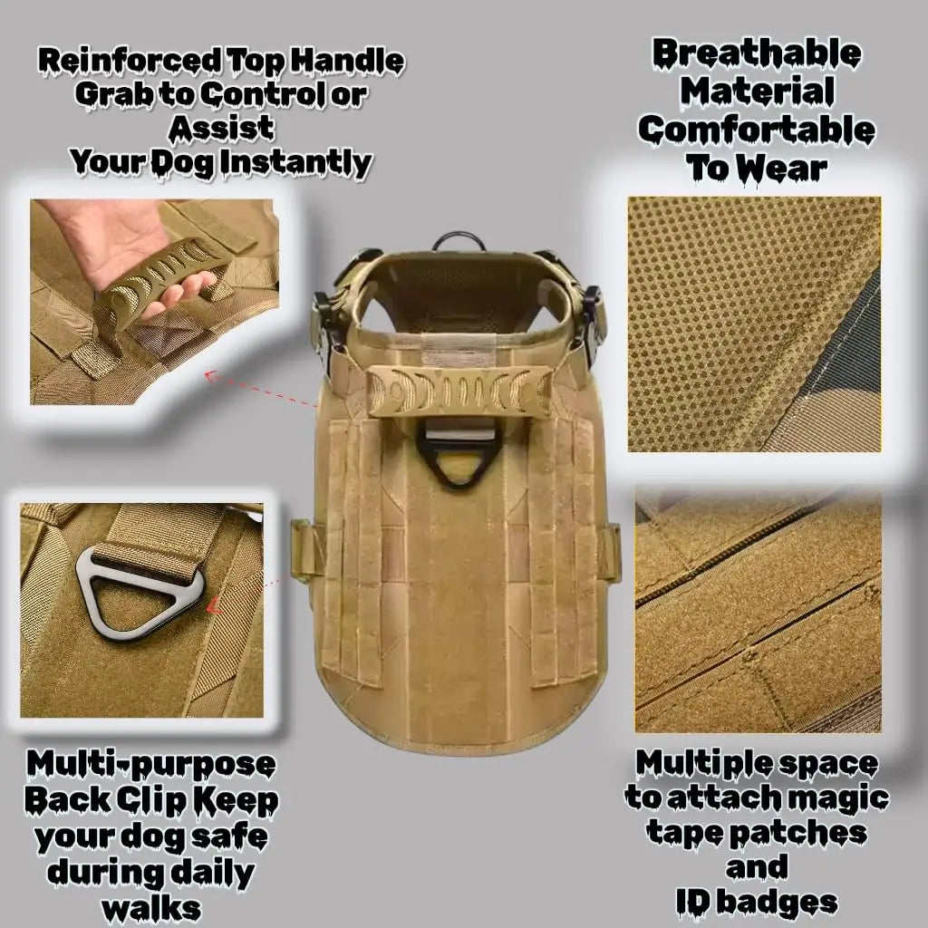 gilet de service pour chien grande race