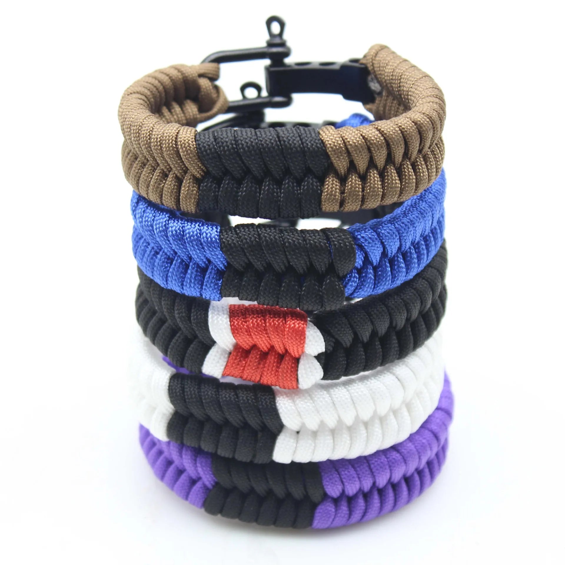 bracelet en nylon waterproof pour randonnée et survie