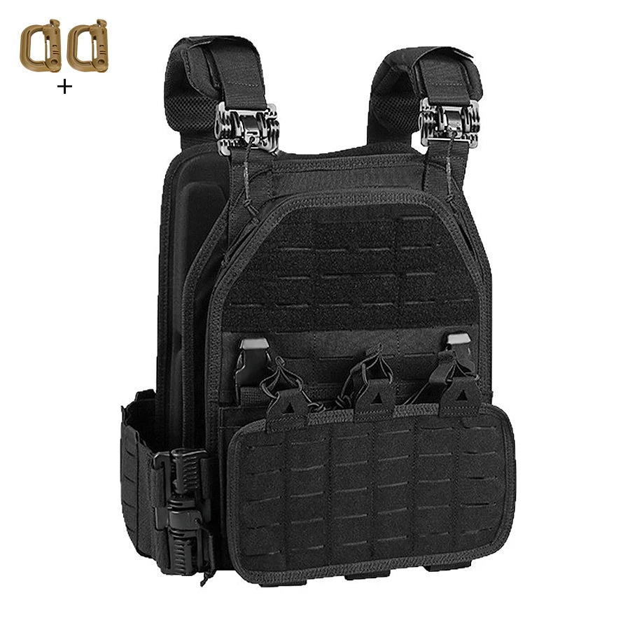 gilet avec compartiments de rangement et attache rapide