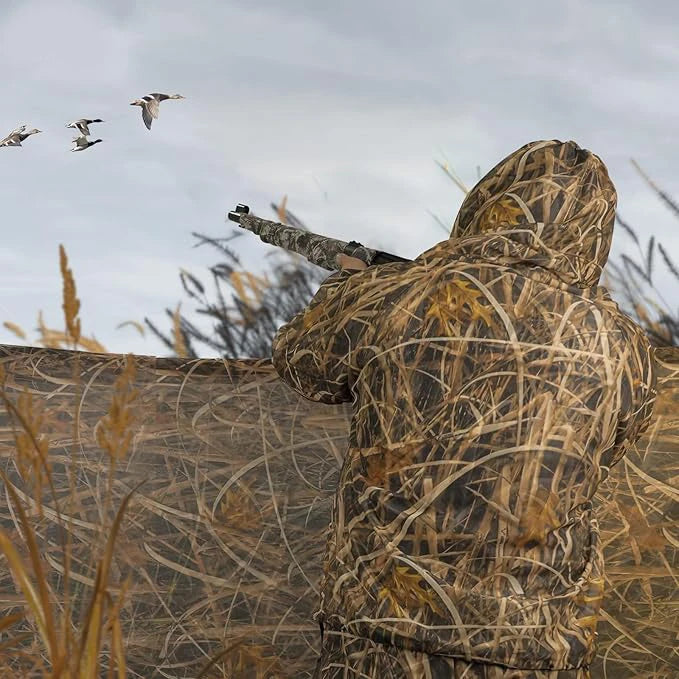 vêtements de chasse camouflage avec capuche