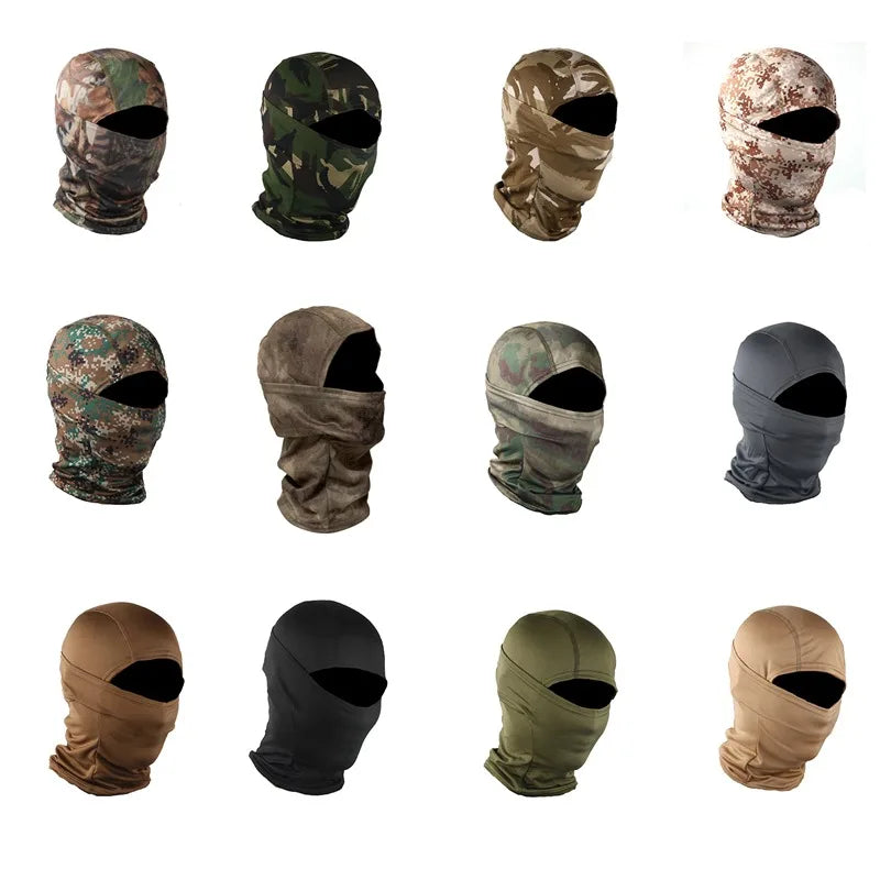 masque balaclava camouflage pour sports d'extérieur
