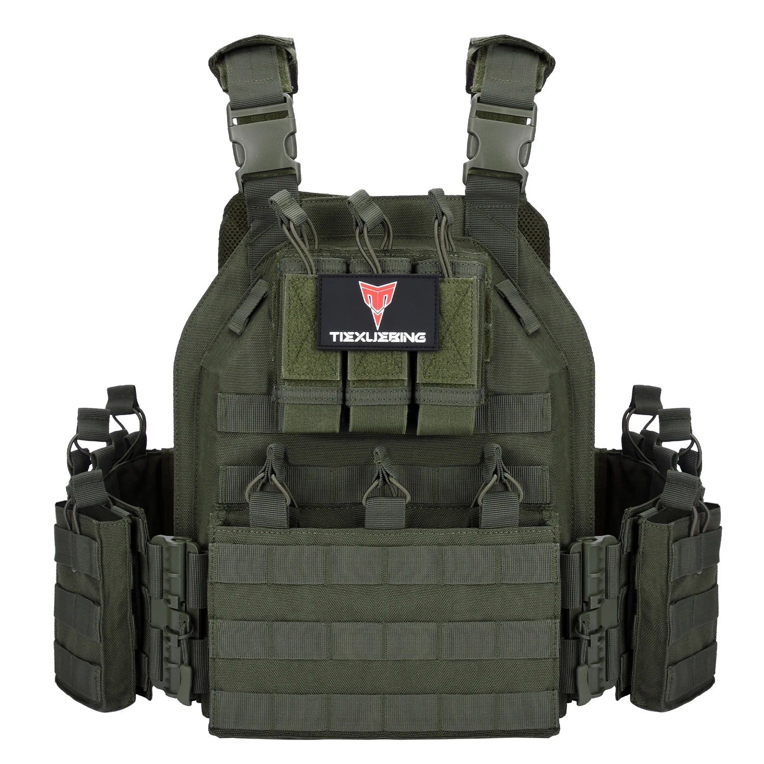 Gilet tactique léger et détachable avec porte-plaques pour airsoft et équipements de combat