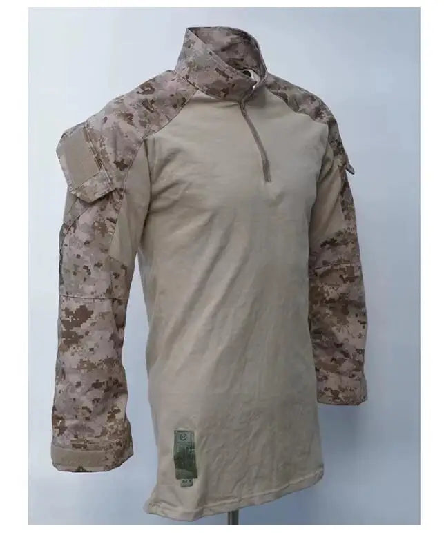 t shirt tactique outdoor en style camouflage