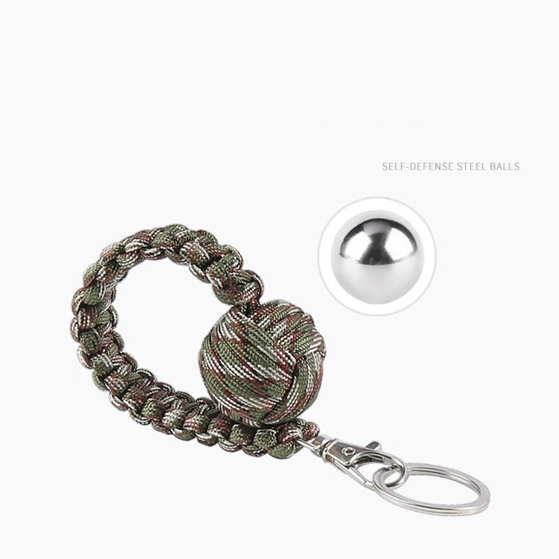 porte-clés de défense personnelle en paracorde