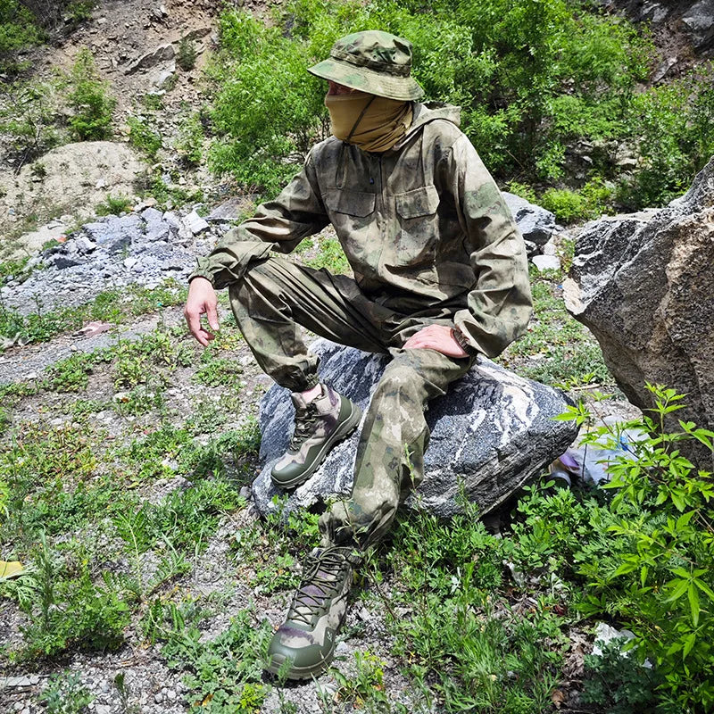 vêtement tactique avec capuche pour paintball