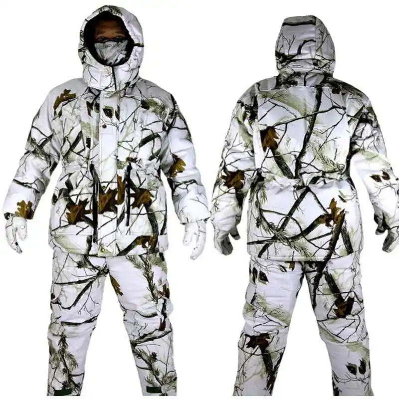 tenue de camouflage chaude et imperméable pour l'hiver