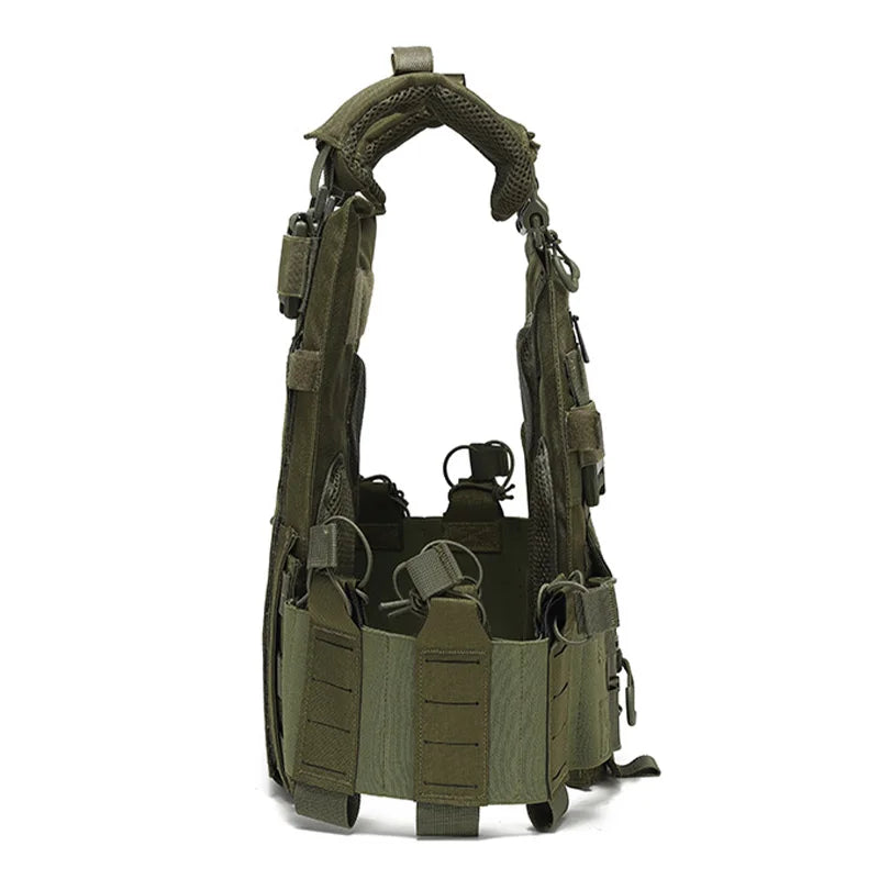 gilet MOLLE imperméable avec accessoires