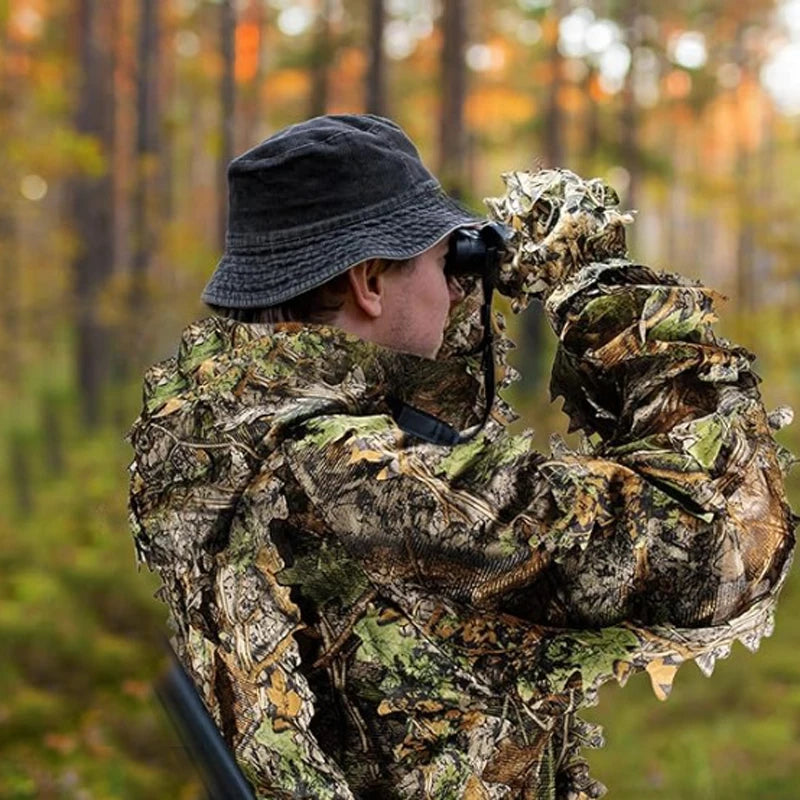 vêtements de camouflage avec capuche pour observation des oiseaux