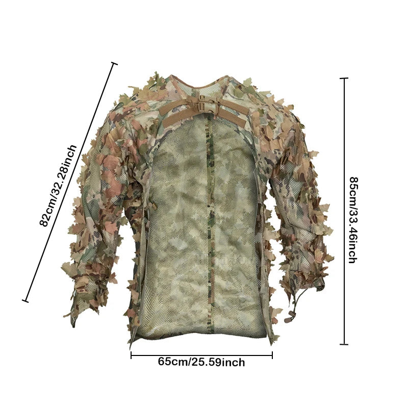 vêtements tactiques pour chasse en camouflage respirant