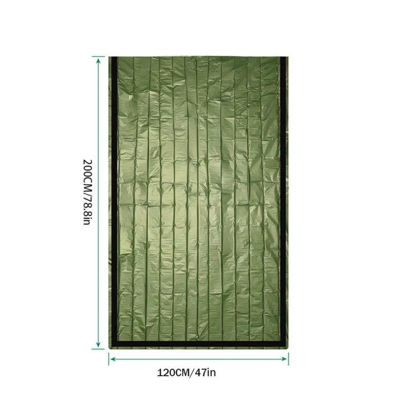 couverture de survie double camouflage efficace