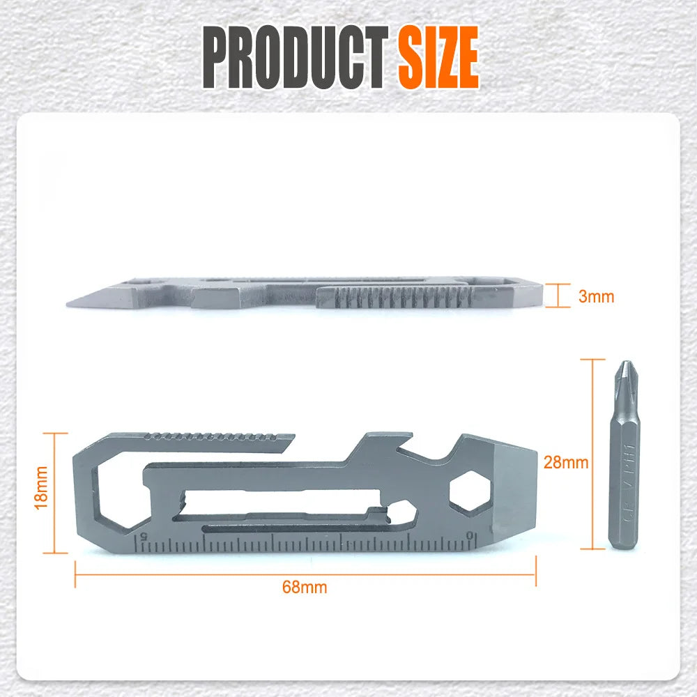 outil de survie multifonction 10 en 1 pour randonnée