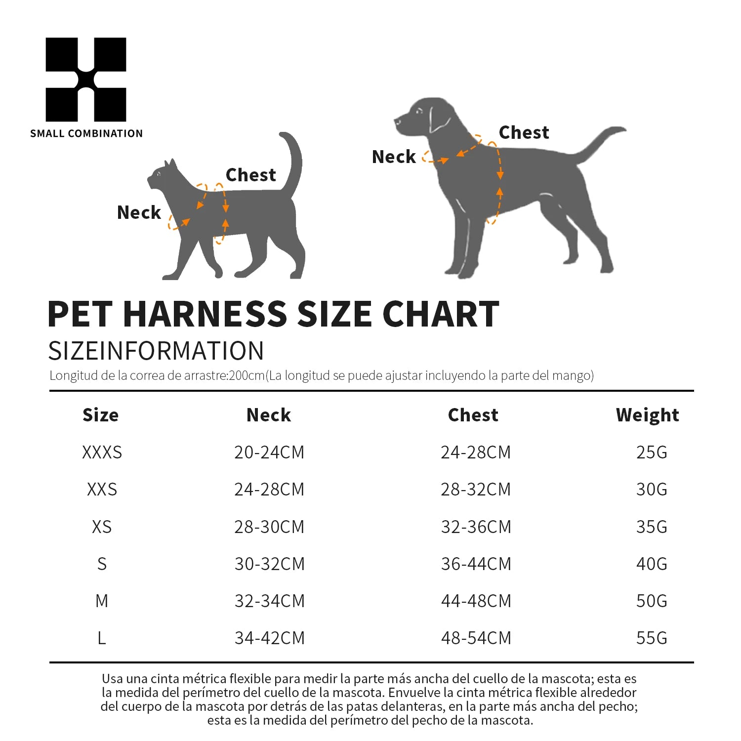 harnais ajustable pour chiens