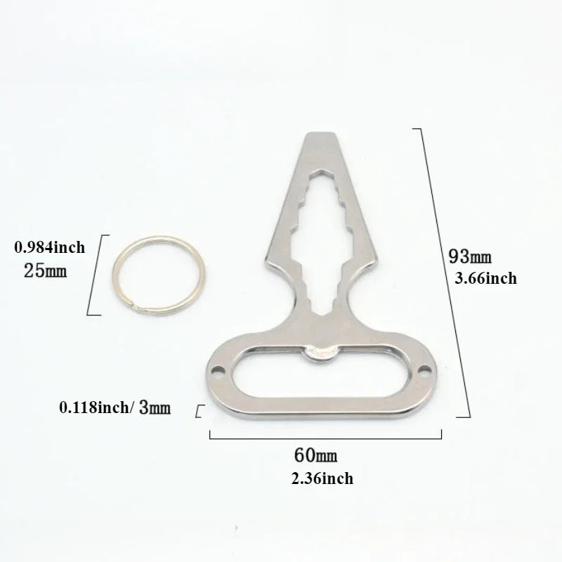 outil multifonction en acier inoxydable pour camping