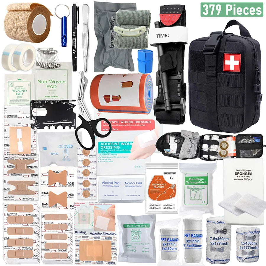 trousse de secours bien équipée pour aventuriers