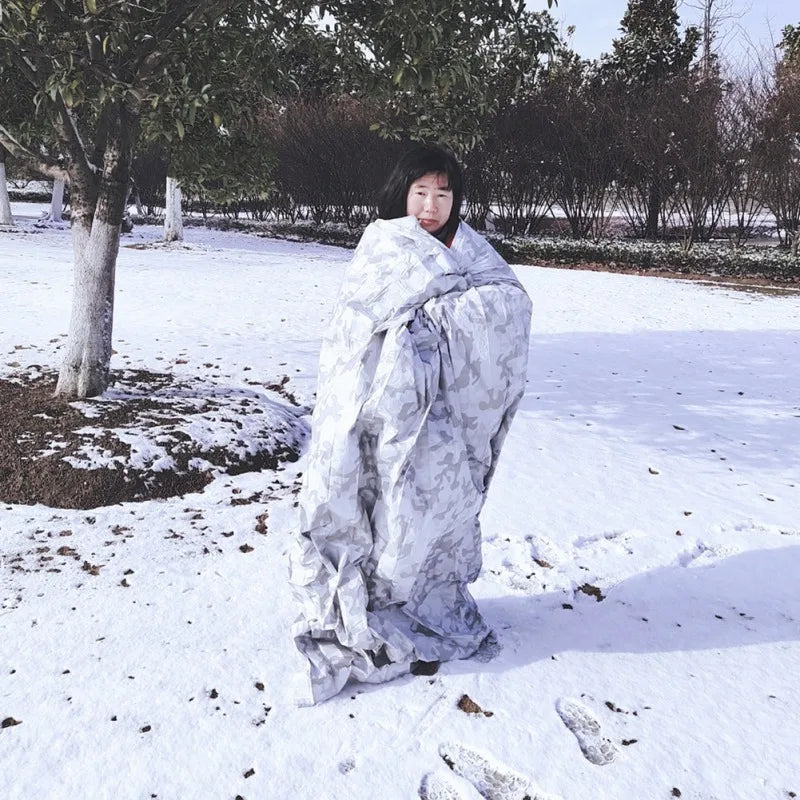 couverture de camouflage pour randonnée et survie