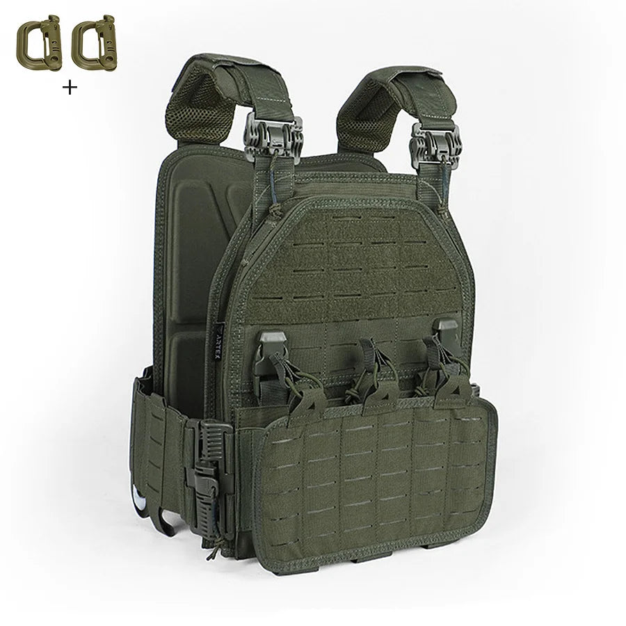 gilet de chasse pratique avec système d'attache rapide