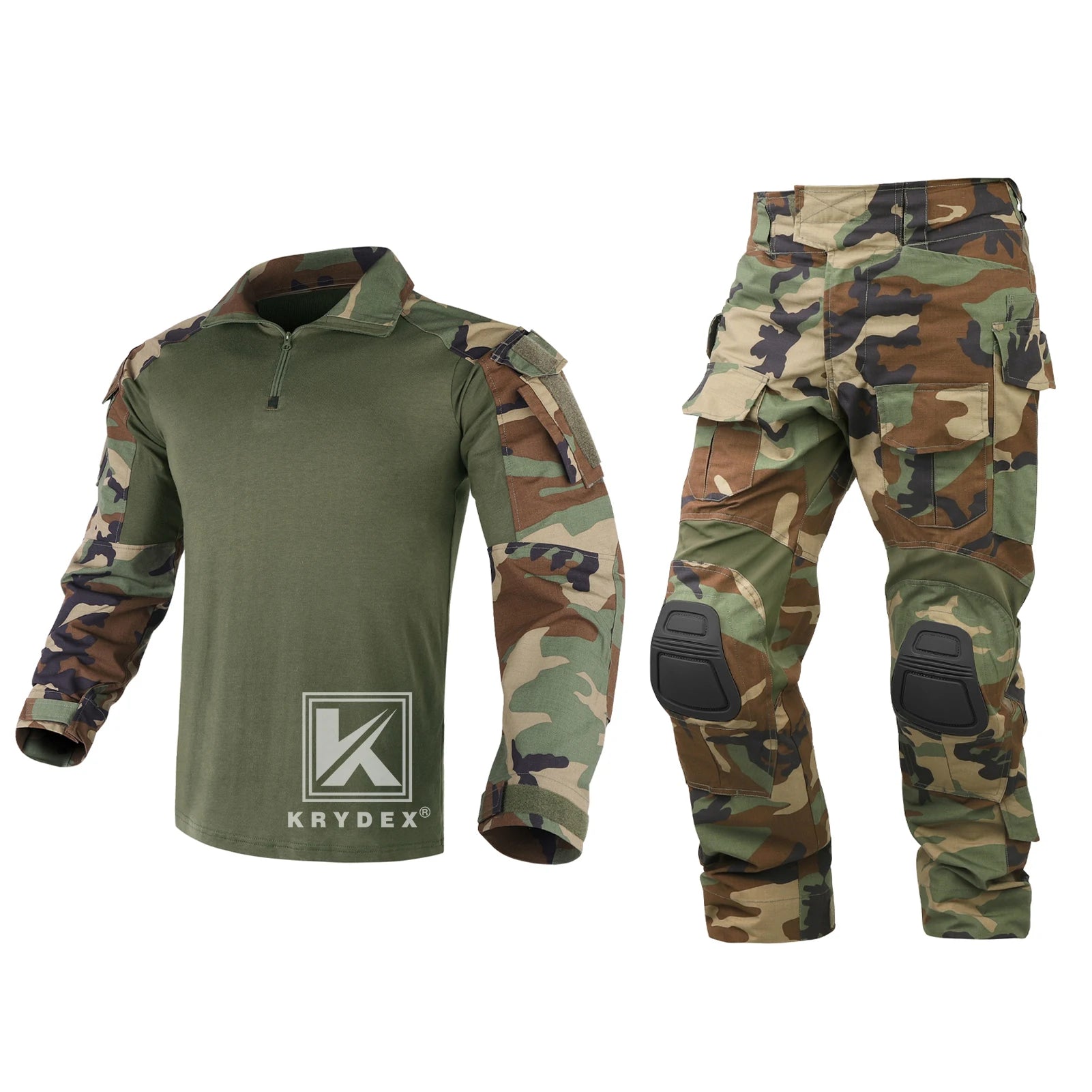 ensemble de survie camouflage vert ranger