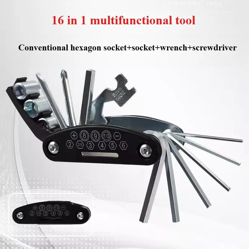 accessoire de réparation de vélo multifonction