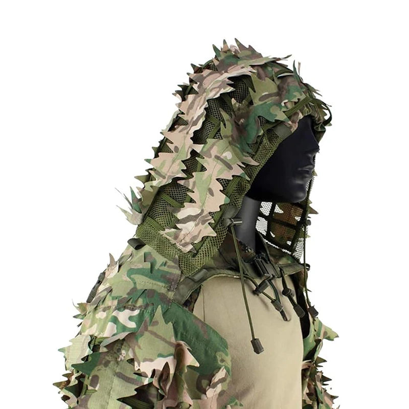 veste avec capuche 3D pour chasse