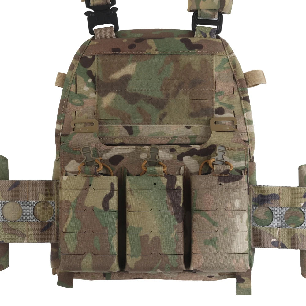 gilet de sécurité en tissu camouflage avec compartiments