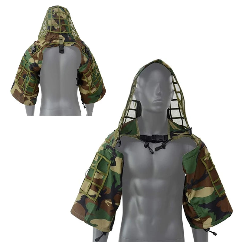 veste adaptée aux conditions extérieures en camouflage