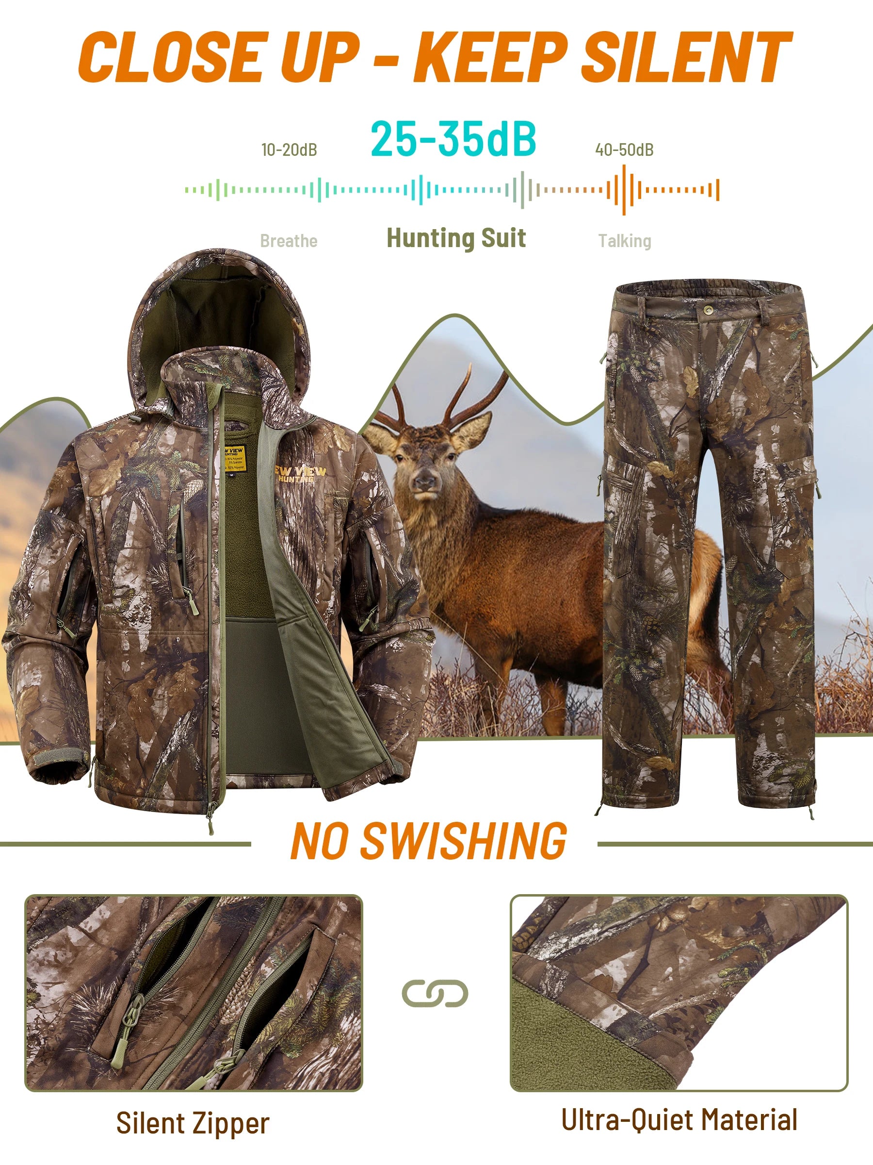 ensemble de chasse camouflage pour homme