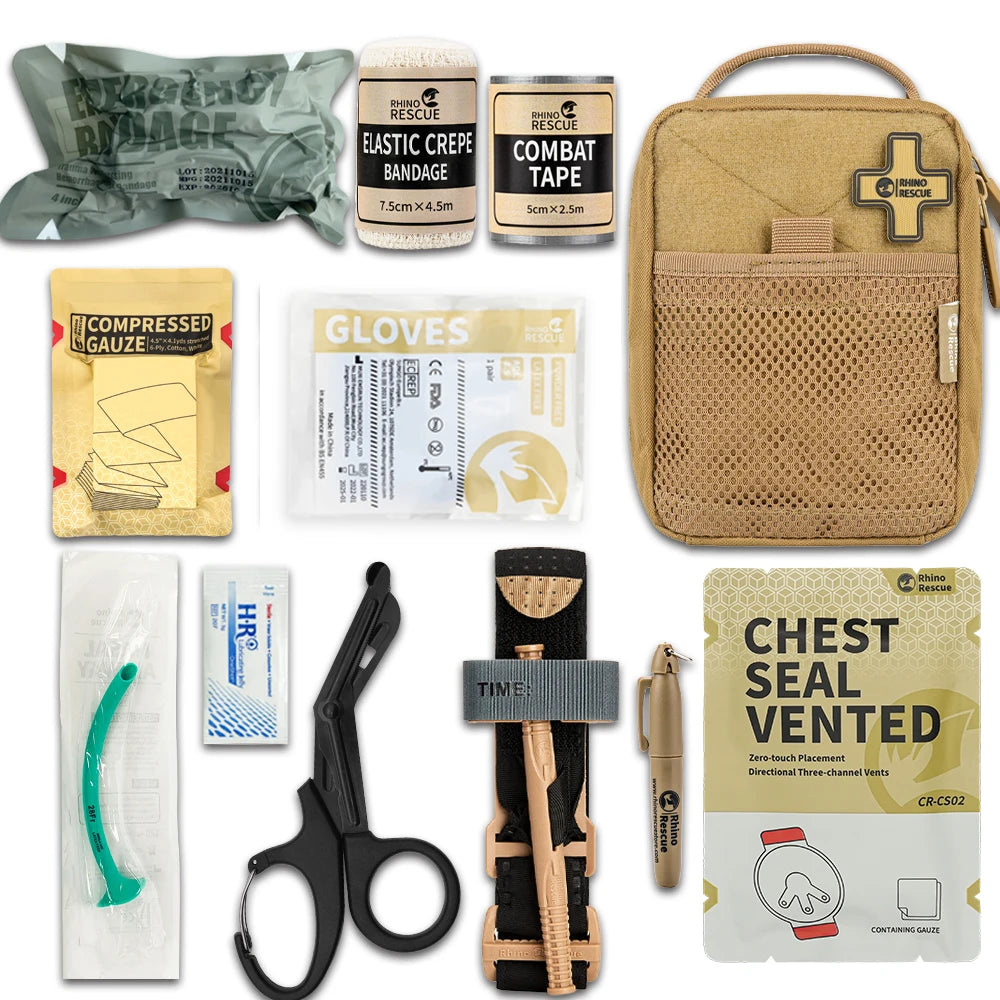 trousse de secours d'urgence pour randonnées en nature