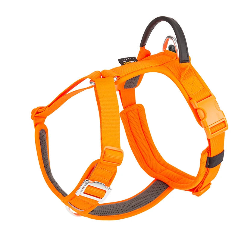 Harnais pour chien réfléchissant sans traction ajustable et respirant pour petites moyennes et grandes tailles