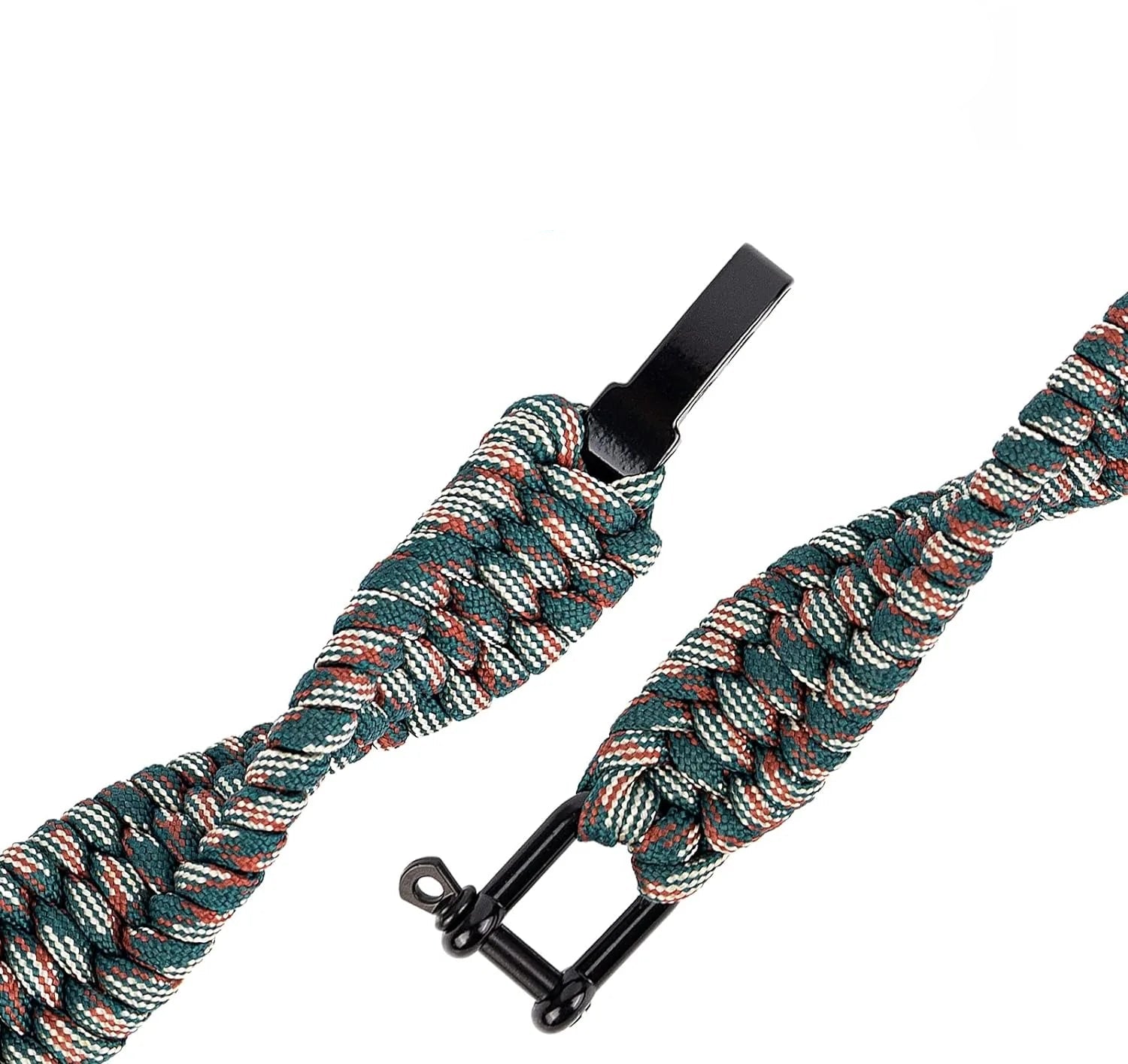 bracelet de camping en alliage et paracorde durable