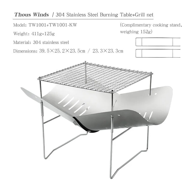 Réchaud pliable compact