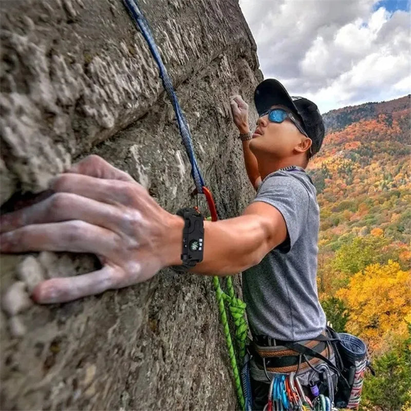 bracelet de survie avec laser et éclairage