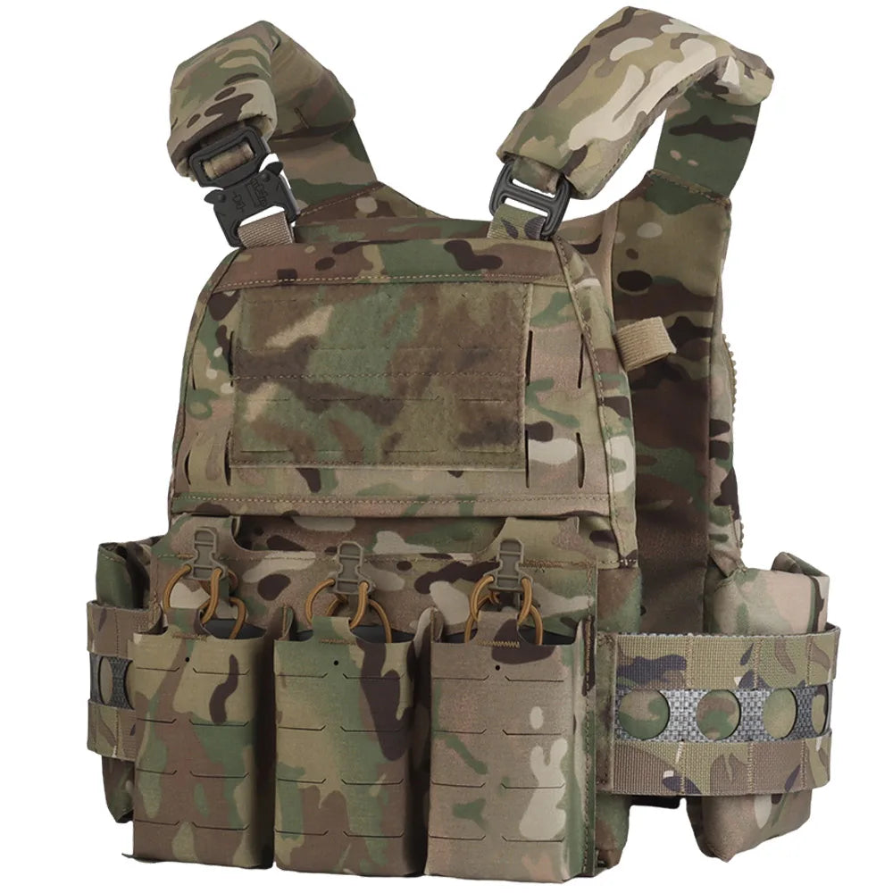 gilet tactique camouflage avec système MOLLE